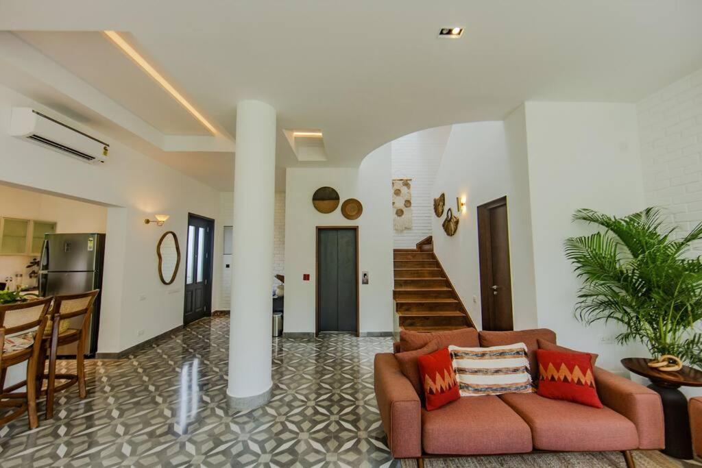 Presidential Luxury Villa Anjuna With Pvt Pool & Bathtub, Most Prime Location Luaran gambar