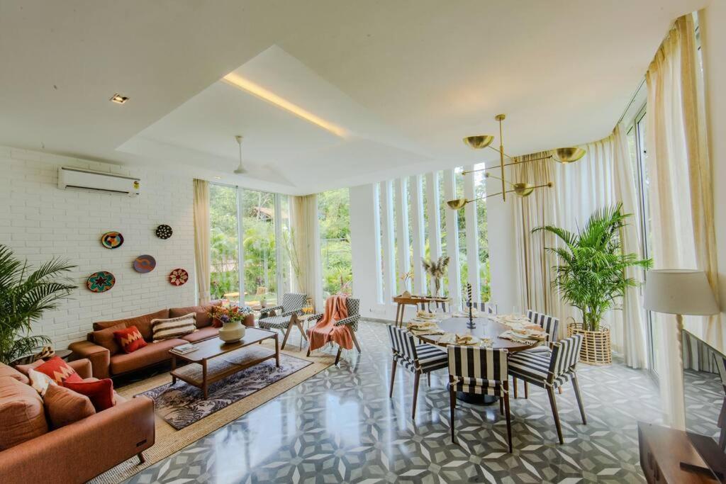Presidential Luxury Villa Anjuna With Pvt Pool & Bathtub, Most Prime Location Luaran gambar